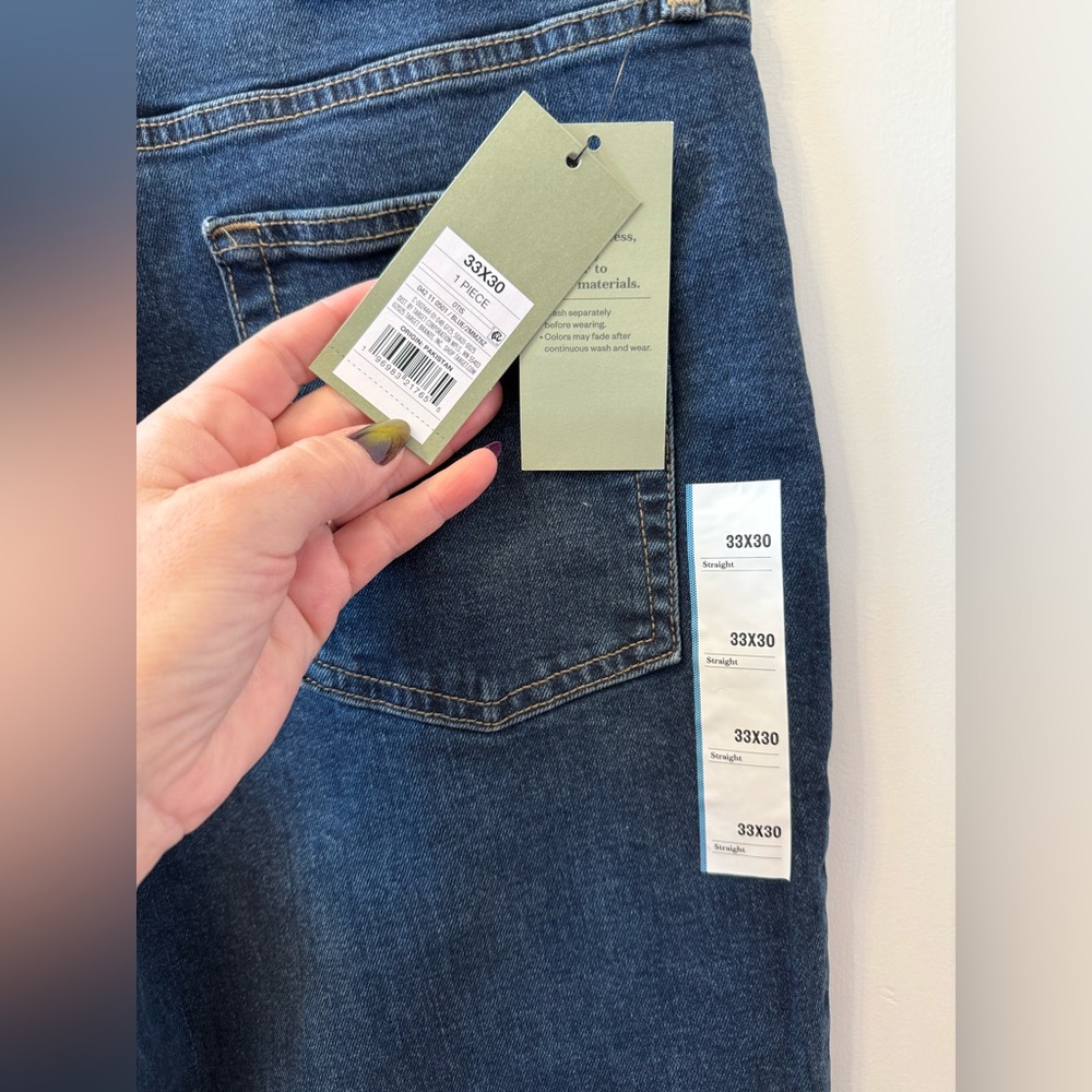 Goodfellow & Co Total Flex Straight Leg Jeans Size 33x30 - Picture 4 of 6